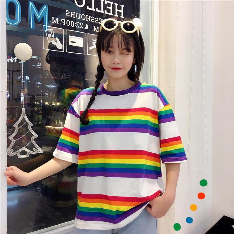 Rainbow short sleeve t-shirt