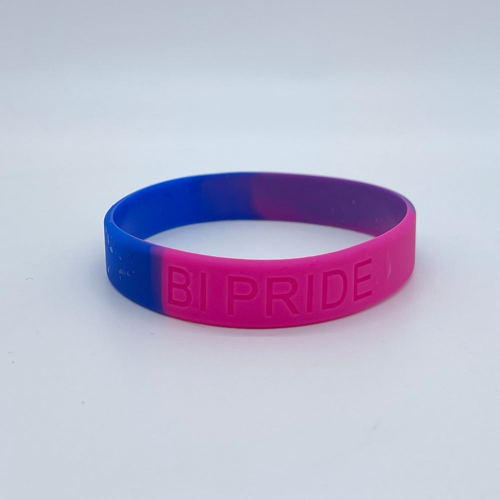 Bisexual Pride Silicone Bracelet
