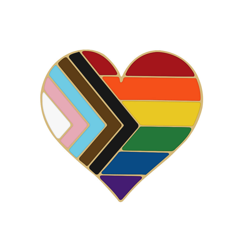 Pride Flag\Heart Brooch