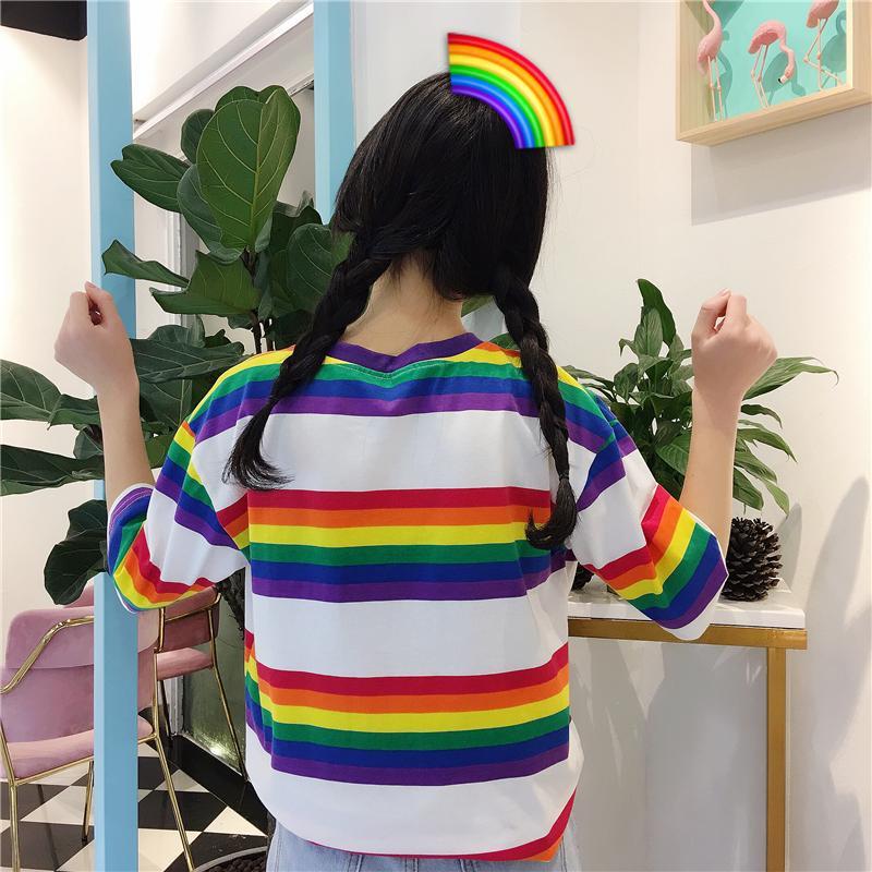 Rainbow short sleeve t-shirt
