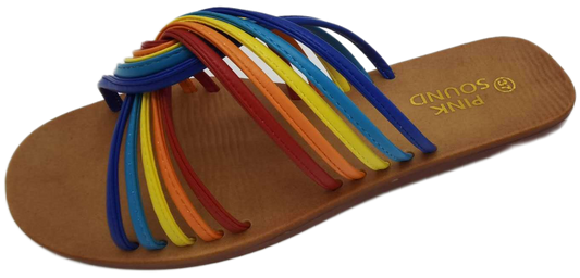 Rainbow Pride Flat Shoes/Sandals – Casual & Colorful Comfort