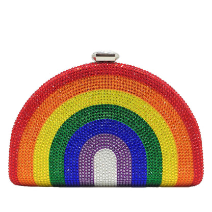 Metallic Rainbow Clutch Bag – Party-Ready Shine