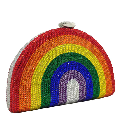 Metallic Rainbow Clutch Bag – Party-Ready Shine