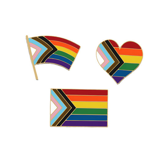 Pride Flag\Heart Brooch
